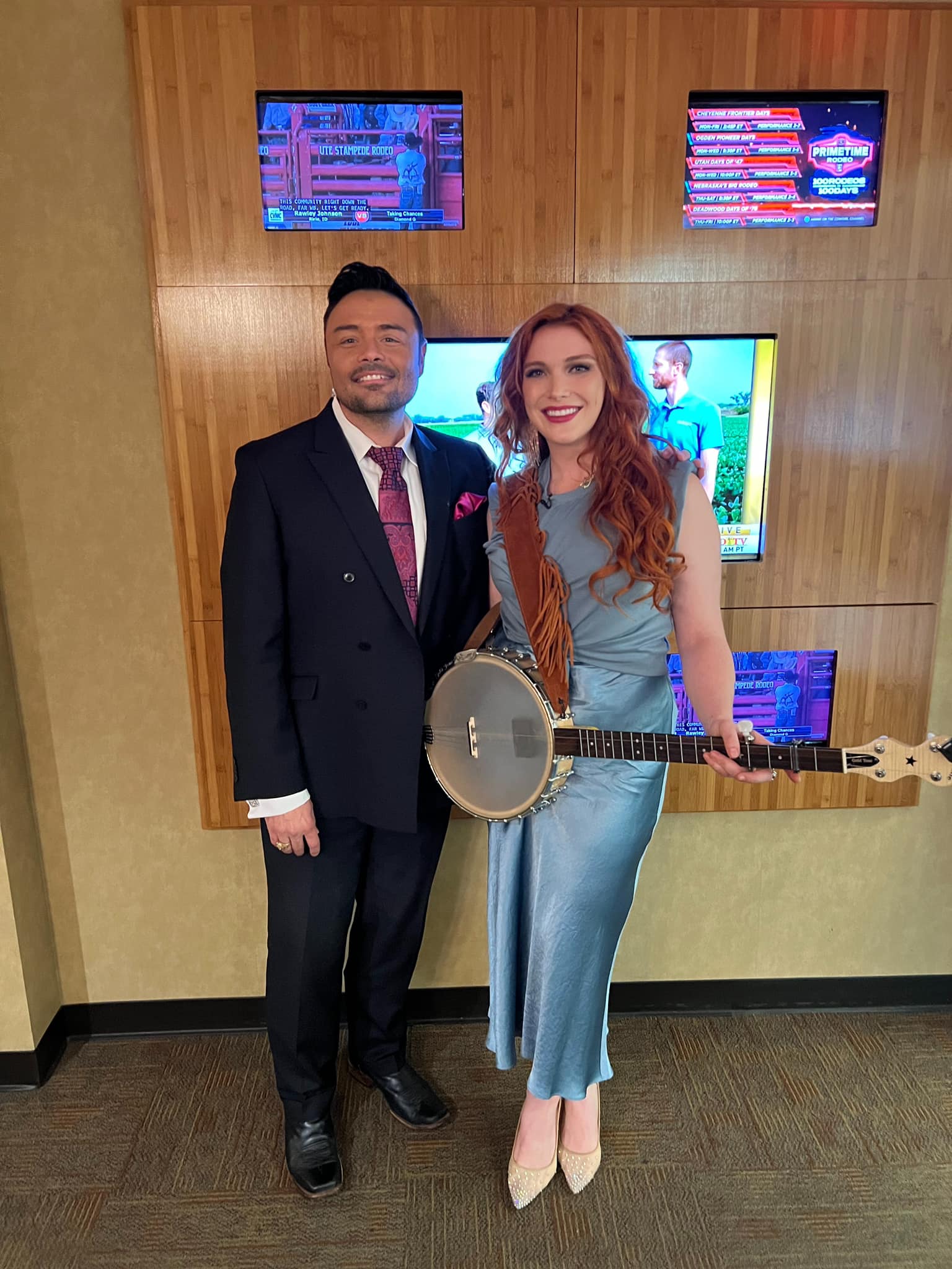 Jeff Womack with Caylee Hammack