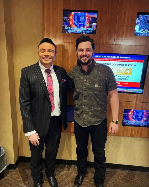 Jeff Womack with Chayce Beckham