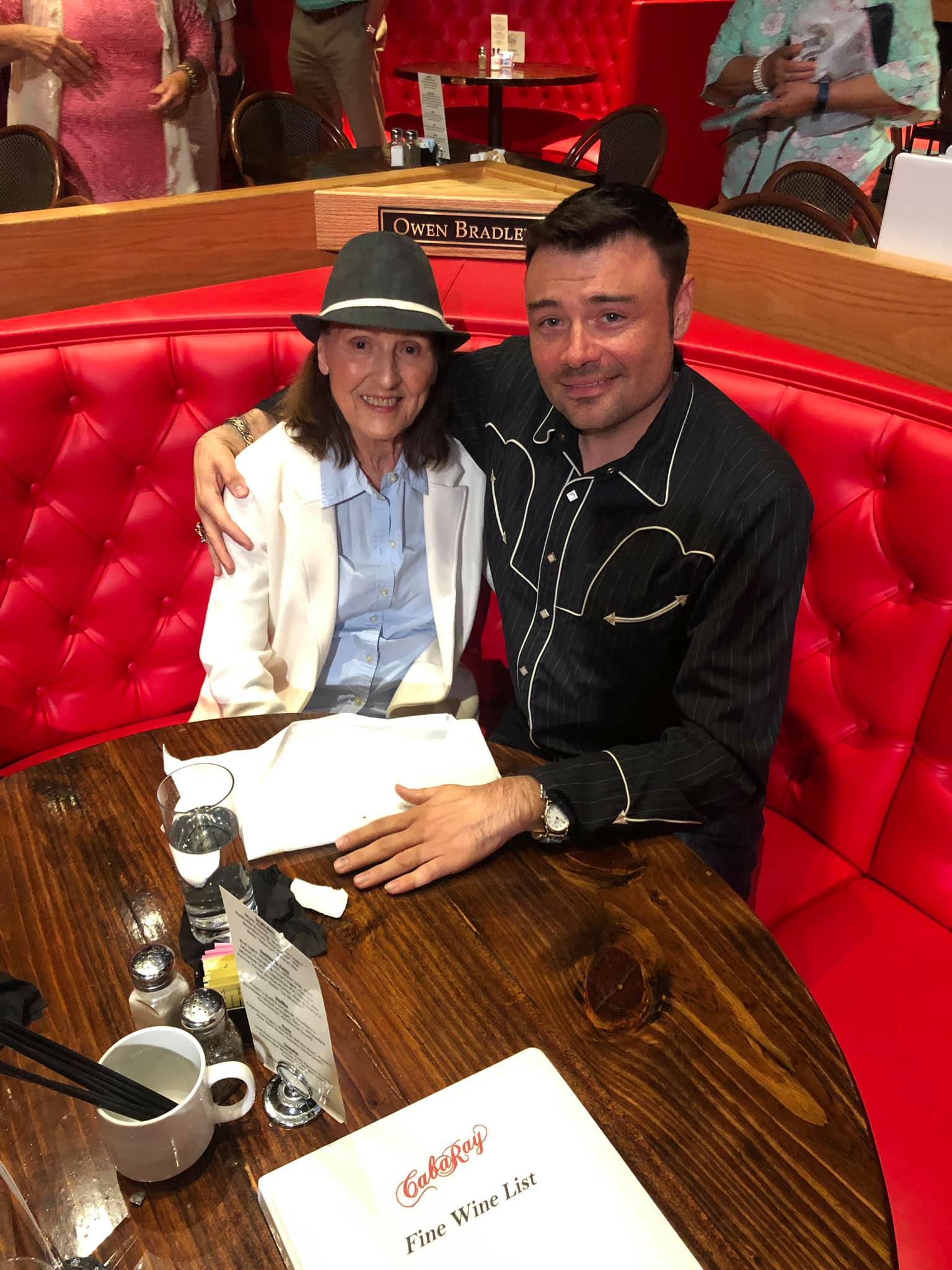 Jeff Womack with Melba Montgomery
